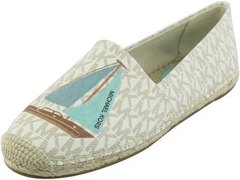 michael michael kors kendrick slip on espadrilles aus leder|Michael Kors slip on flats.